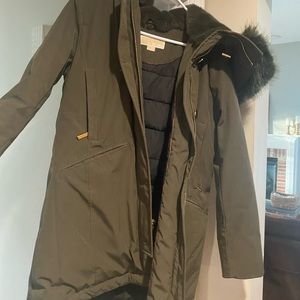 Green Michael kors winter jacket